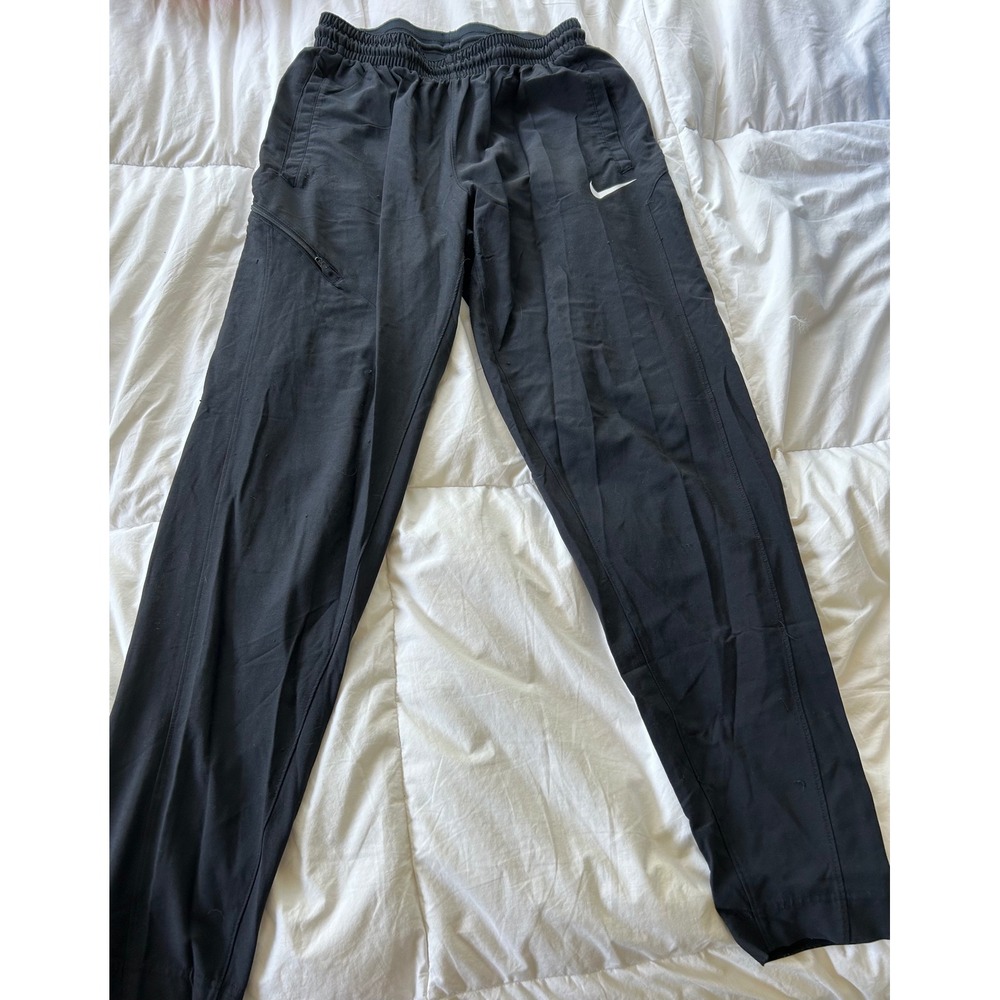 Nike Running Pants Women's Athletic‎ Training Joggers Black Elastic Waist - Picture 3 of 5